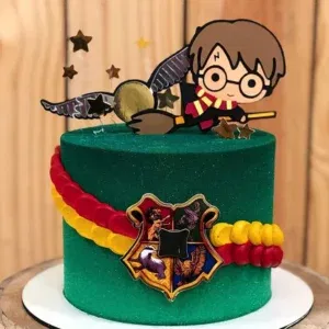 Aniversário topper de bolo tema harry potter studio. Decoração, temas, festas e topper.