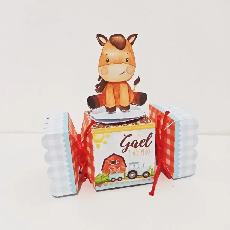 Kit profissional decoração centro de mesa fazendinha. Topper, temas, festas.