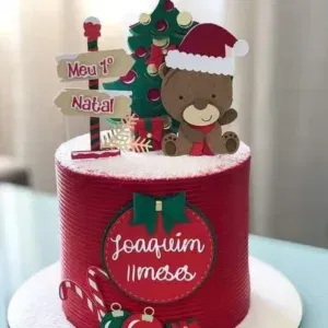 Arquivo topo de bolo natal ursinho studio. Topper, decoração, temas e festas.