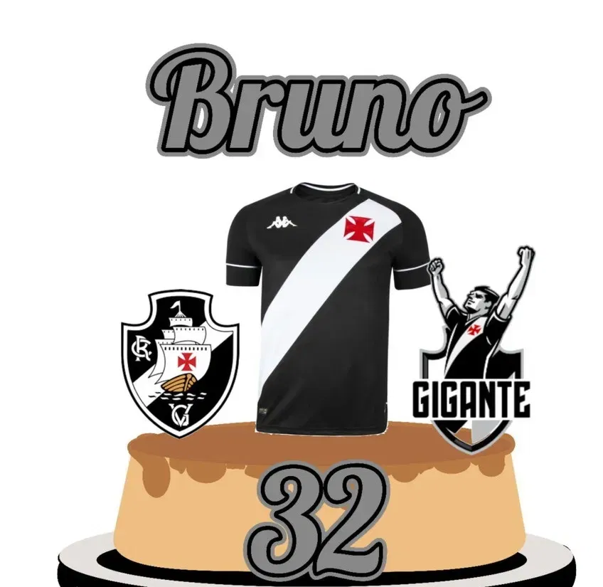 Arquivo Topo de Bolo Vasco para Studio.