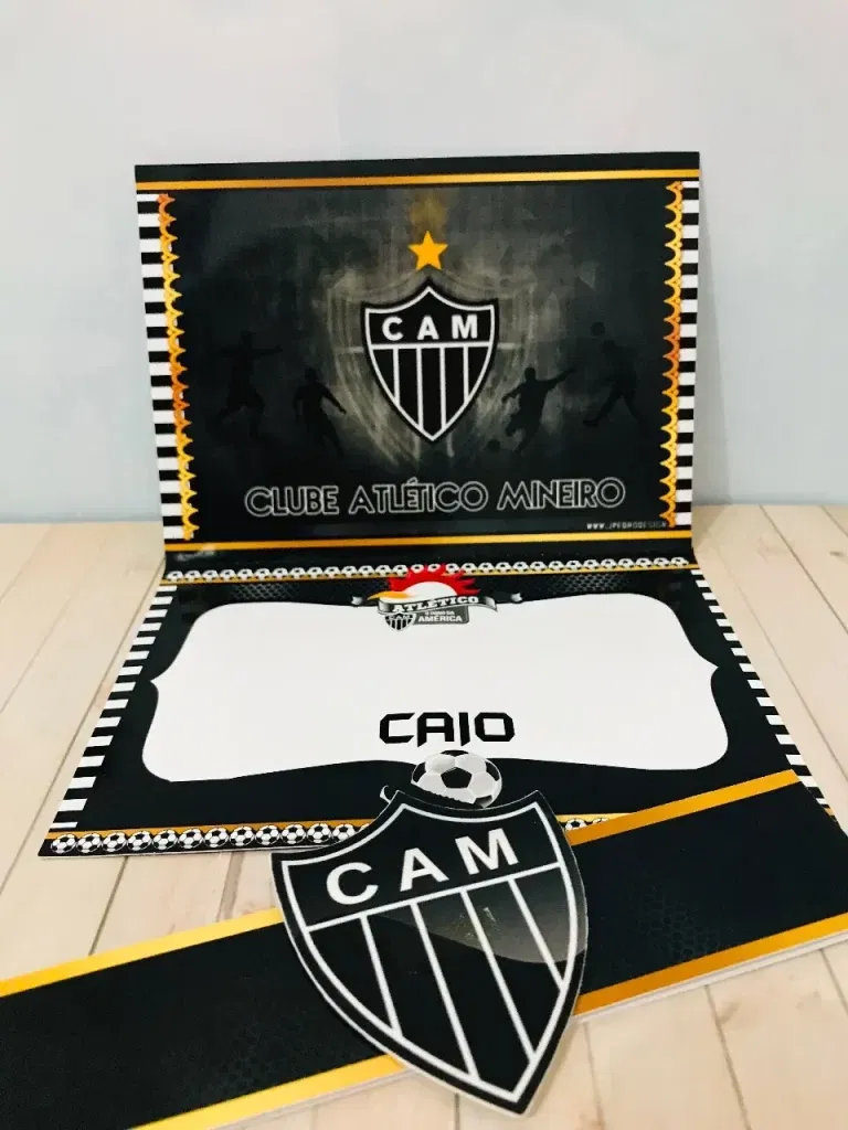 Arquivo de corte Atlético Mineiro em Studio e Pdf. Decoração, topper, temas e festas.