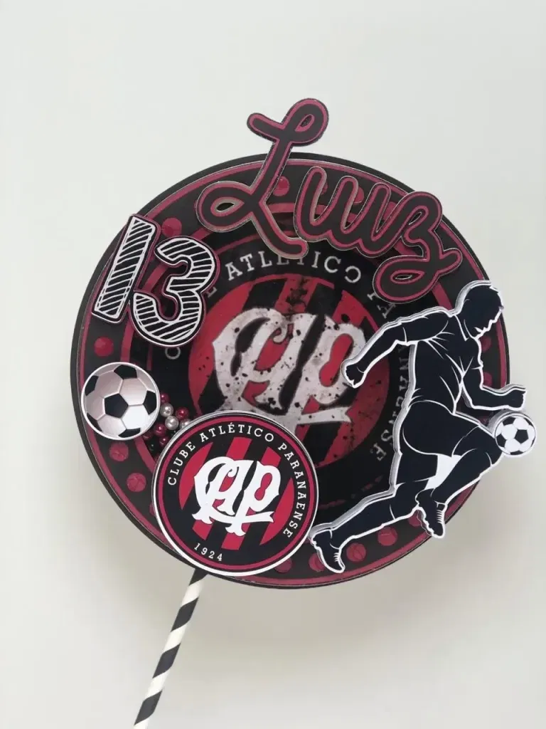 Download de arquivo de corte Atlético Paranaense para festas. Decoração, topper e temas.