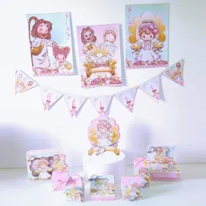 Arquivo de corte batizado anjinha em Studio e PDF. Decoração, topper, temas e festas.