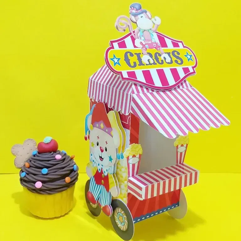 Decoração circo dos ursinhos para imprimir e cortar. Topper, temas, festas e arquivo de corte.