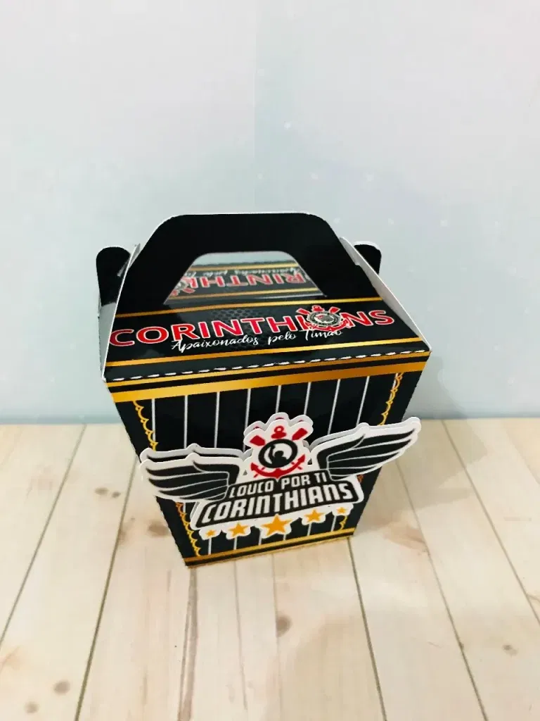 Decoração Corinthians para imprimir e cortar. Arquivo de corte, topper e festas.