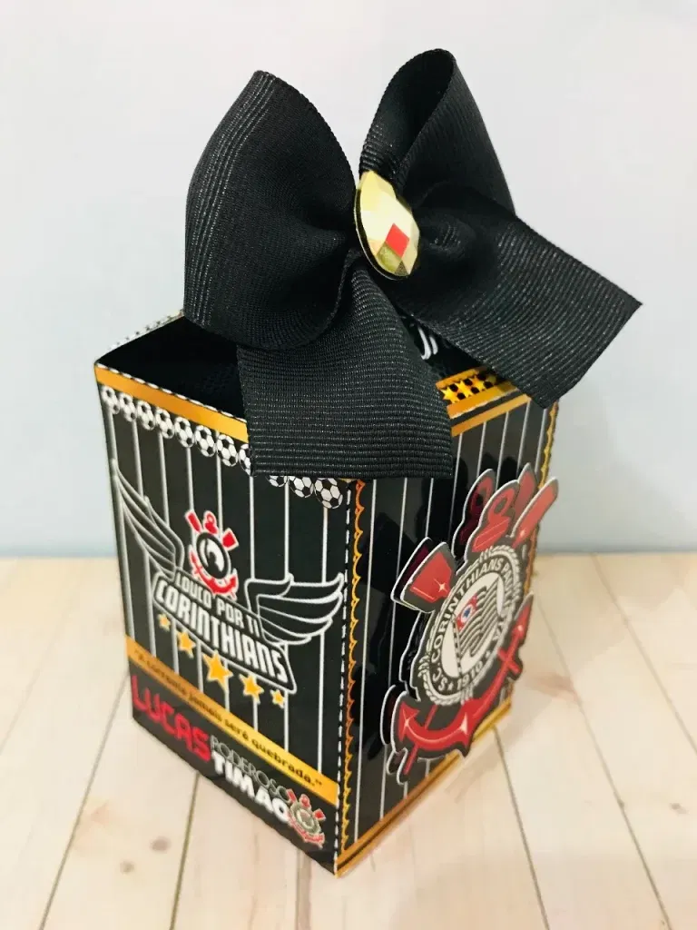 Moldes de decoração Corinthians para fazer em casa. Arquivo de corte, topper e festas.
