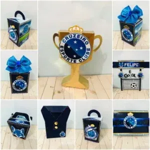 Moldes de decoração Cruzeiro para fazer em casa. Arquivo de corte, topper e festas.