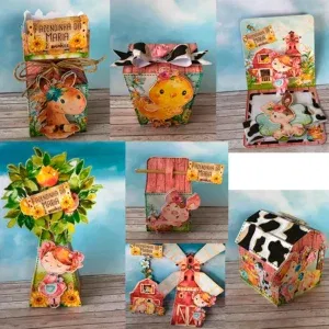 Kit profissional de decoração fazendinha. Topper, temas, festas e topper.