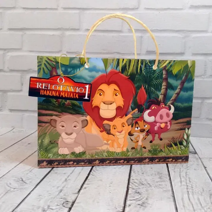 Decoração centro de mesa Rei Leão para imprimir. Topper, temas, festas e arquivo de corte.