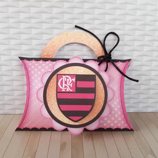 Decoração Flamengo Rosa para imprimir e cortar. Arquivo de corte, topper e festas.