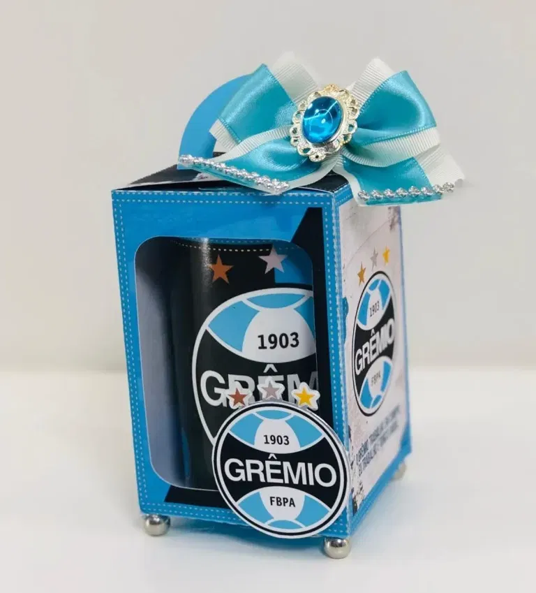Moldes de decoração Grêmio para fazer em casa. Arquivo de corte, topper e festas.