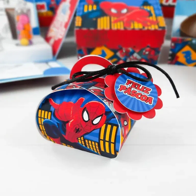 Download de arquivo de corte Homem Aranha para Páscoa. Topper, decoração e temas.