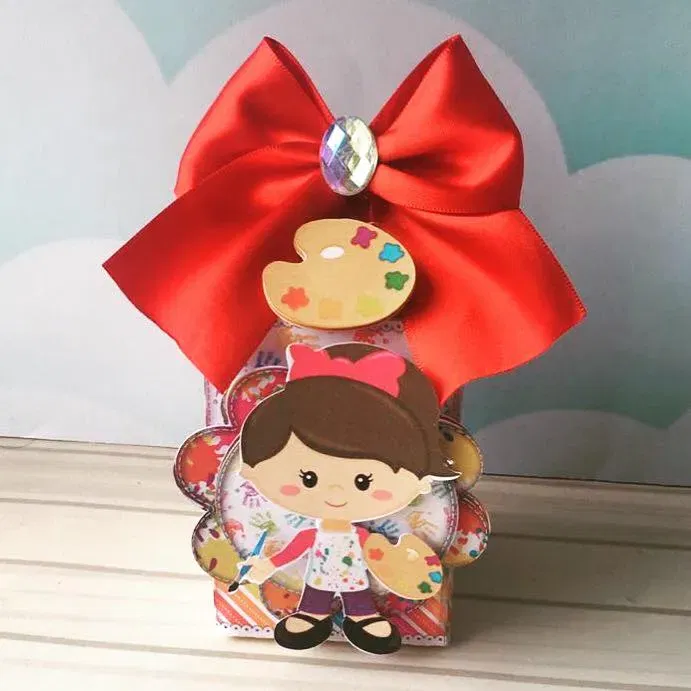 Download de arquivo de corte pintando o 7. Topper, decoração, temas e festas.