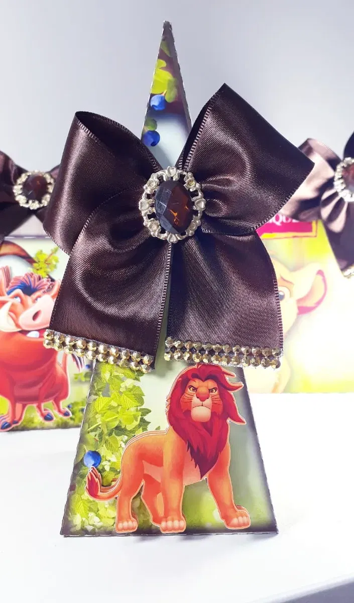 Moldes de decoração Rei Leão para fazer em casa. Topper, temas e festas.