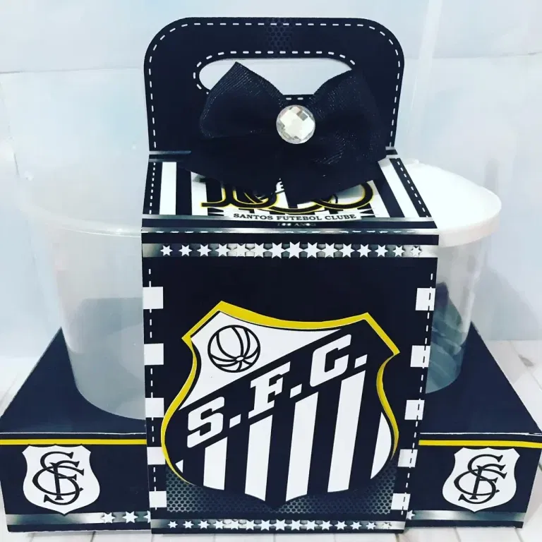 Kit profissional de decoração Santos. Arquivo de corte, topper e festas.