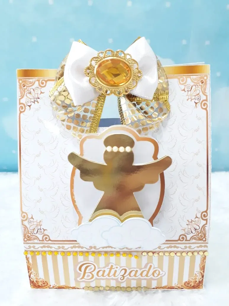 Arquivo de corte batizado para Silhouette Studio. Topper, decoração, temas e festas.