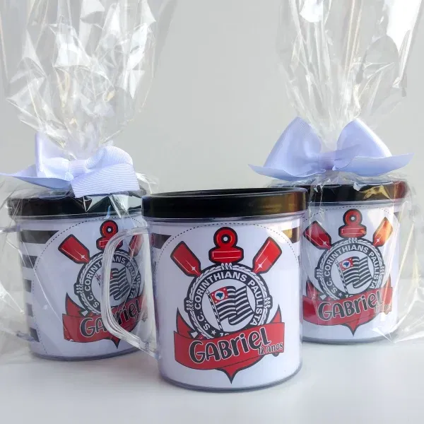 Kit profissional decoração Corinthians para Silhouette. Topper, temas e festas.