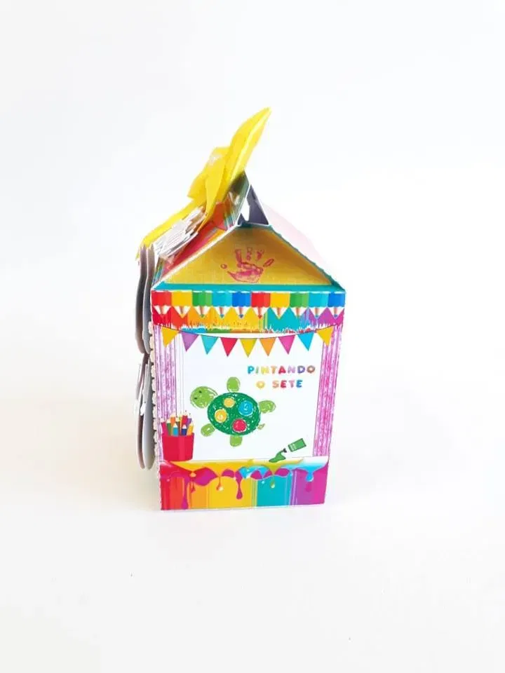 Arquivo de corte silhouette pintando o 7 studio. Topper, decoração, temas e festas.