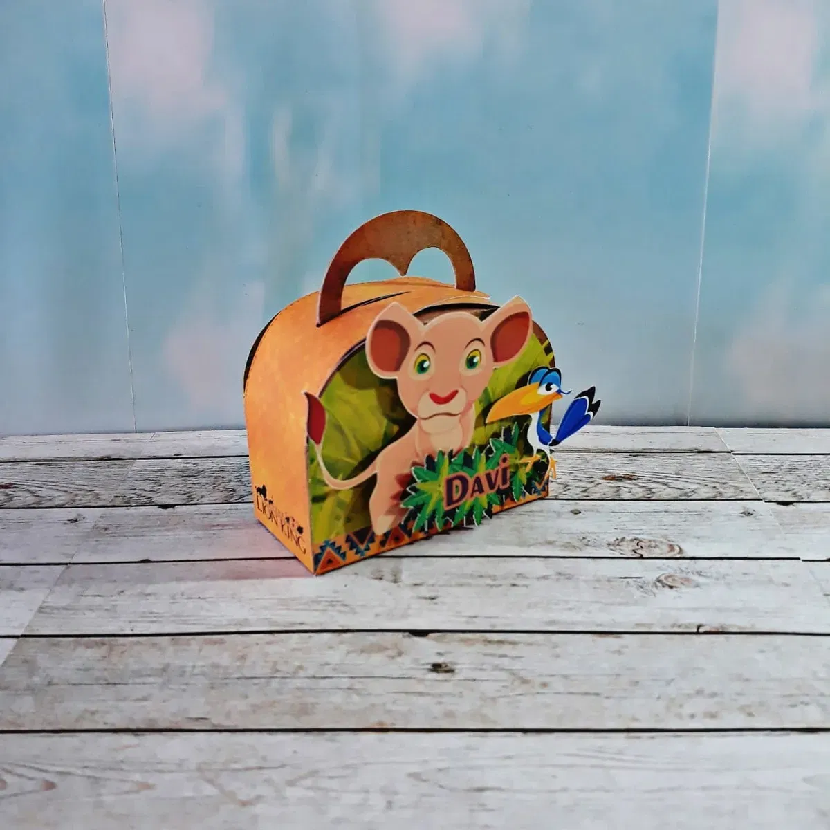 Moldes de decoração Rei Leão para fazer na Silhouette. Topper, temas e festas.