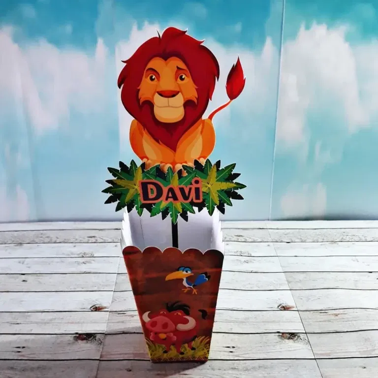 Kit profissional de decoração Rei Leão. Topper, temas, festas e arquivo de corte.