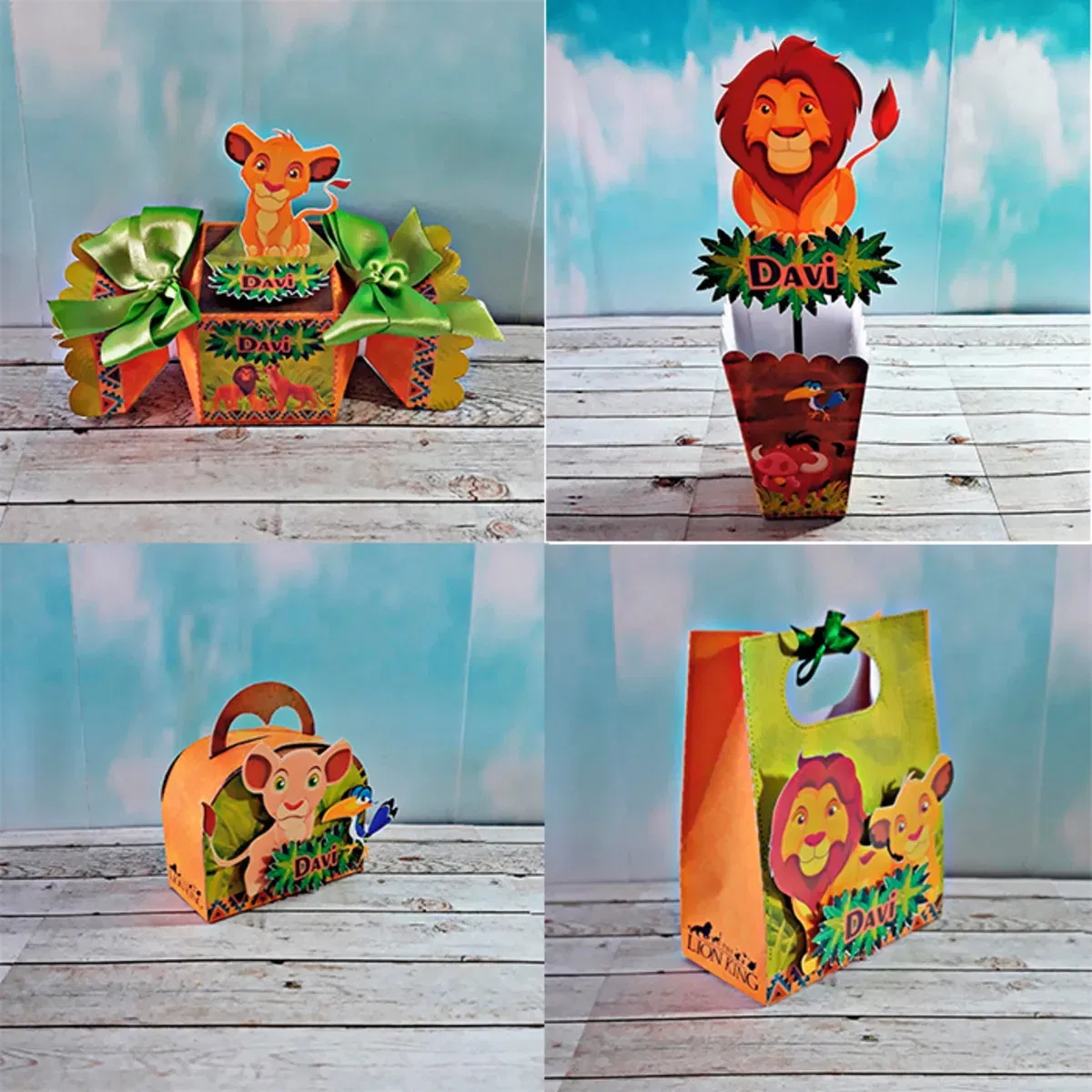 Arquivo de corte Silhouette Rei Leão Studio. Decoração, topper, temas e festas.