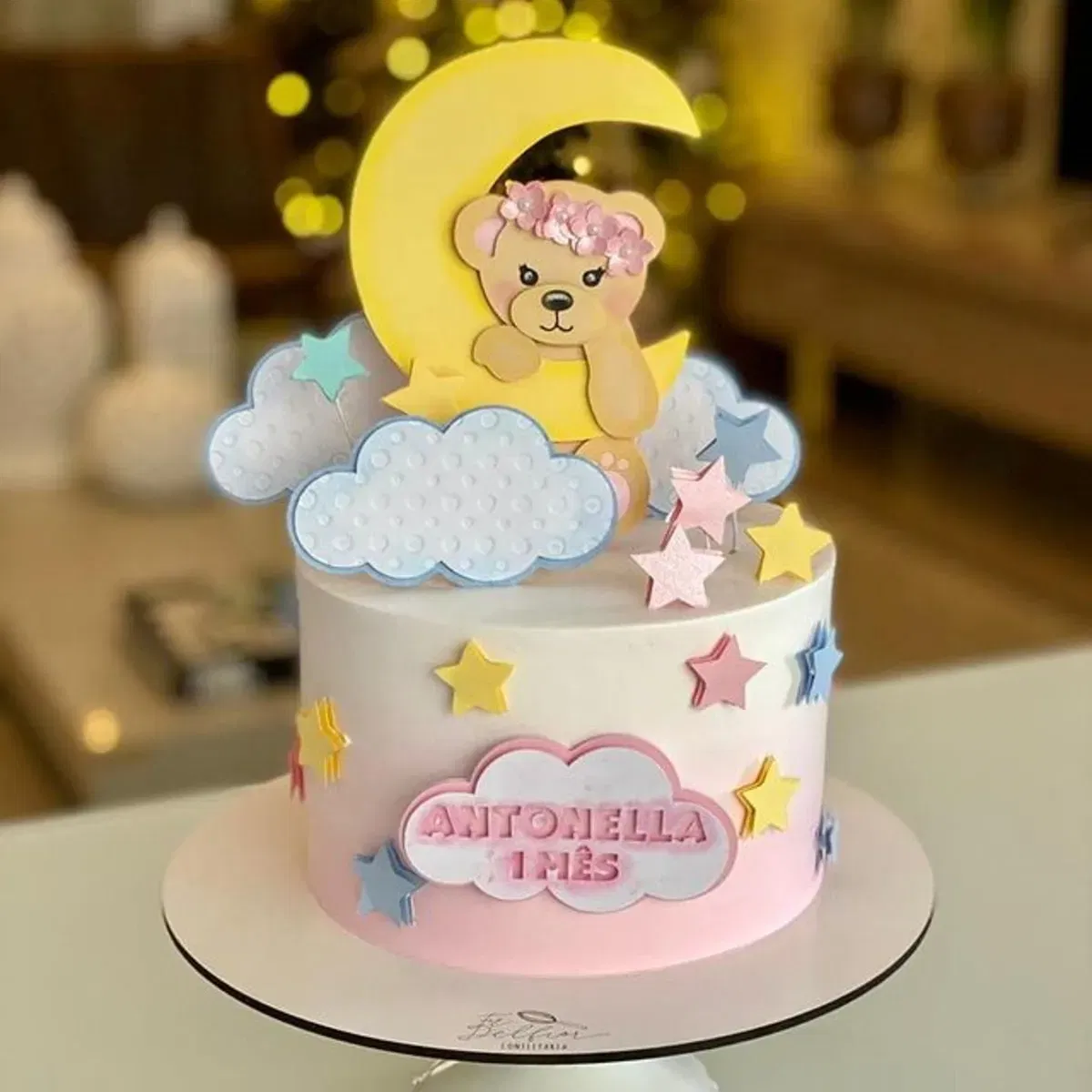 Arquivo de corte topo de bolo ursinha studio. Topper, decoração, temas e festas.