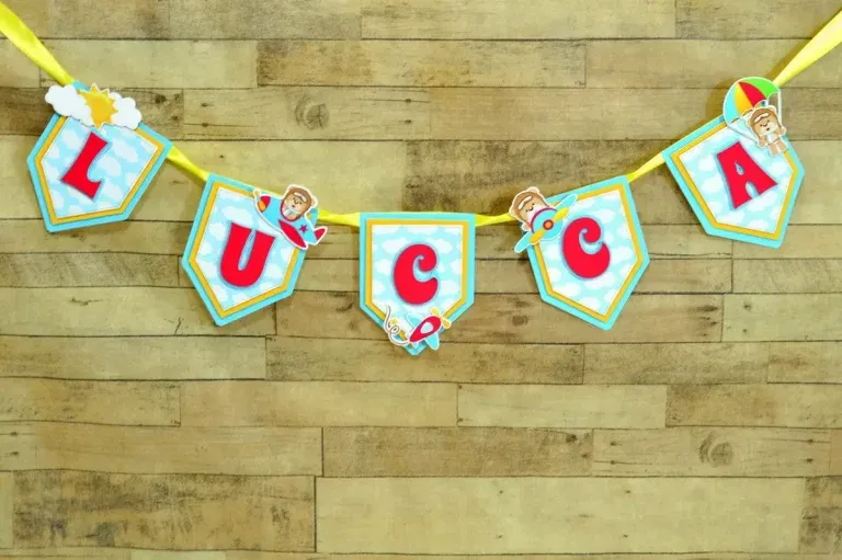 Decoração ursinho aviador para imprimir e cortar. Topper, temas, festas e arquivo de corte.