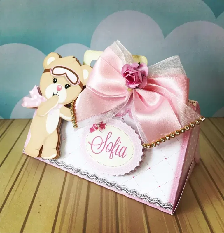 Moldes de decoração ursinha baloeira para fazer em casa. Topper, temas e festas.