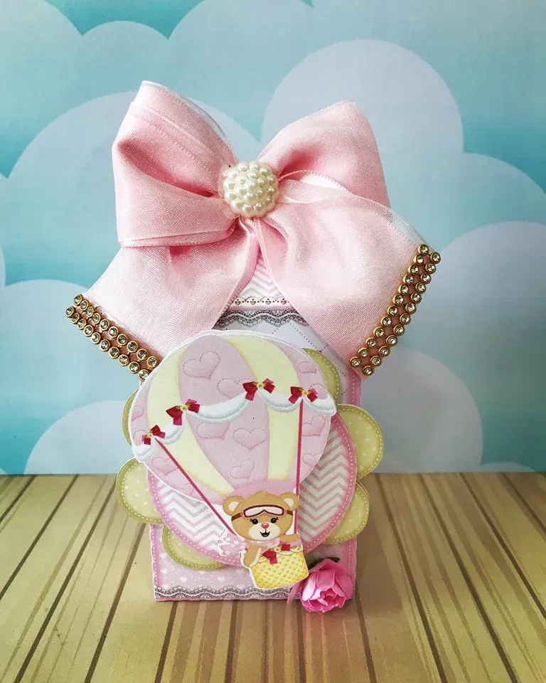 Decoração ursinha baloeira para imprimir e cortar. Topper, temas, festas e arquivo de corte.