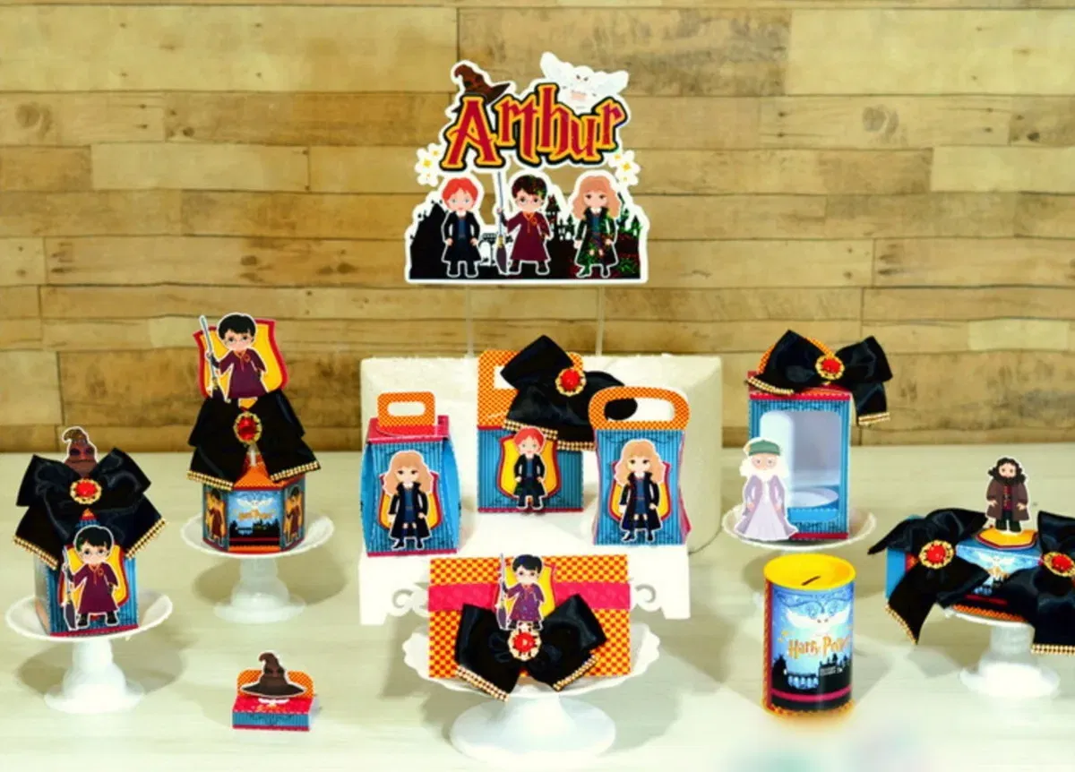 Arquivo decoração aniversario harry potter studio. Topper, decoração, temas e festas.