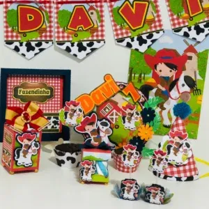 Arquivo festa da fazendinha menino studio e pdf. Topper, decoração, temas e festas.