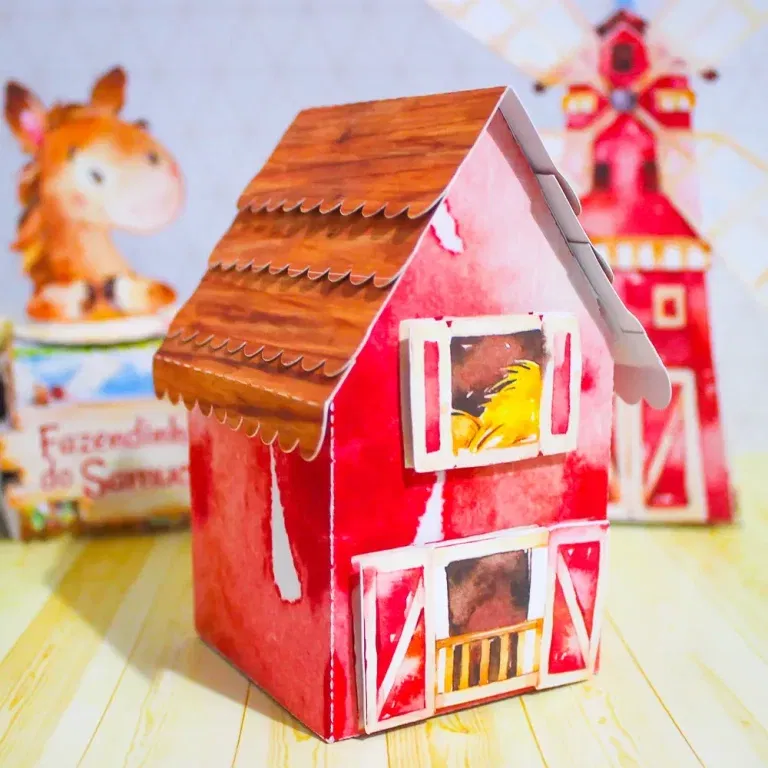 Arquivode corte silhouette fazendinha aquarela studio. Topper, decoração, temas e festas.