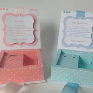 Caixa personalizada batizado Silhouette Studio. Topper, decoração, temas e festas.