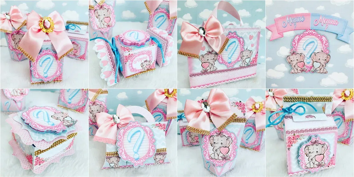 Kit profissional de decoração centro de mesa elefantinho. Topper, temas, festas e arquivo de corte.