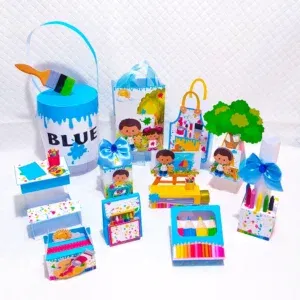 Decoração centro de mesa pintando o 7 imprimir e cortar. Topper, temas, festas e topper.