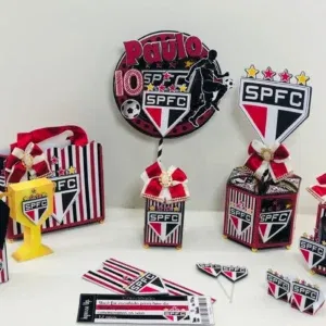 Centro de mesa São Paulo em Studio e Pdf. Decoração, topper e festas.