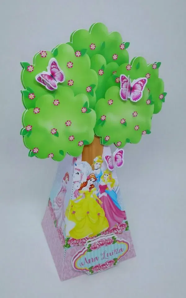 Kit profissional de decoração Princesas Disney Studio. Topper, temas e festas.