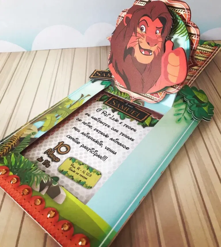 Kit profissional de decoração Rei Leão. Topper, temas, festas e arquivo de corte.