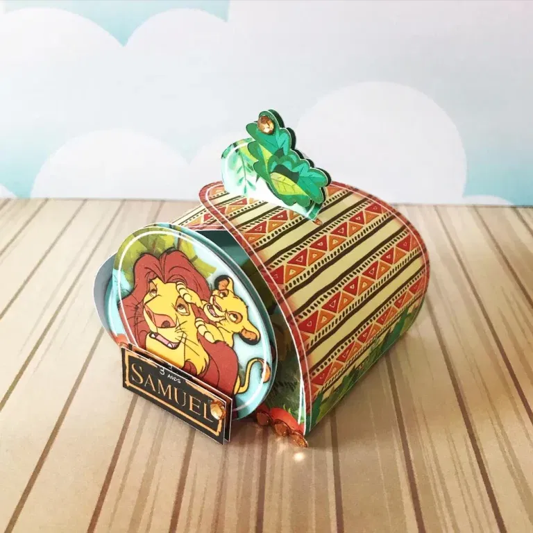 Moldes de decoração Rei Leão para fazer em casa. Topper, temas e festas.