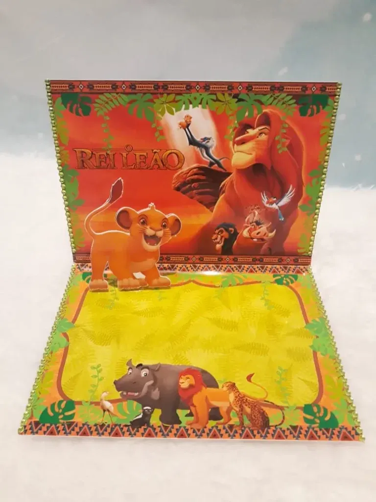 Moldes de decoração Rei Leão para fazer em casa. Topper, temas e festas.