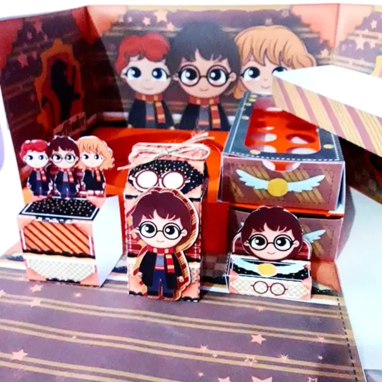 Decoração Harry Potter para imprimir e cortar. Topper, temas, festas e topper.