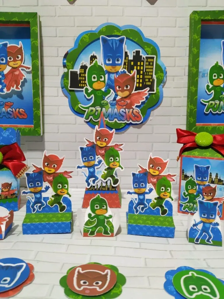 Download de arquivo de corte Pj Masks simples e barato. Topper, decoração e temas.