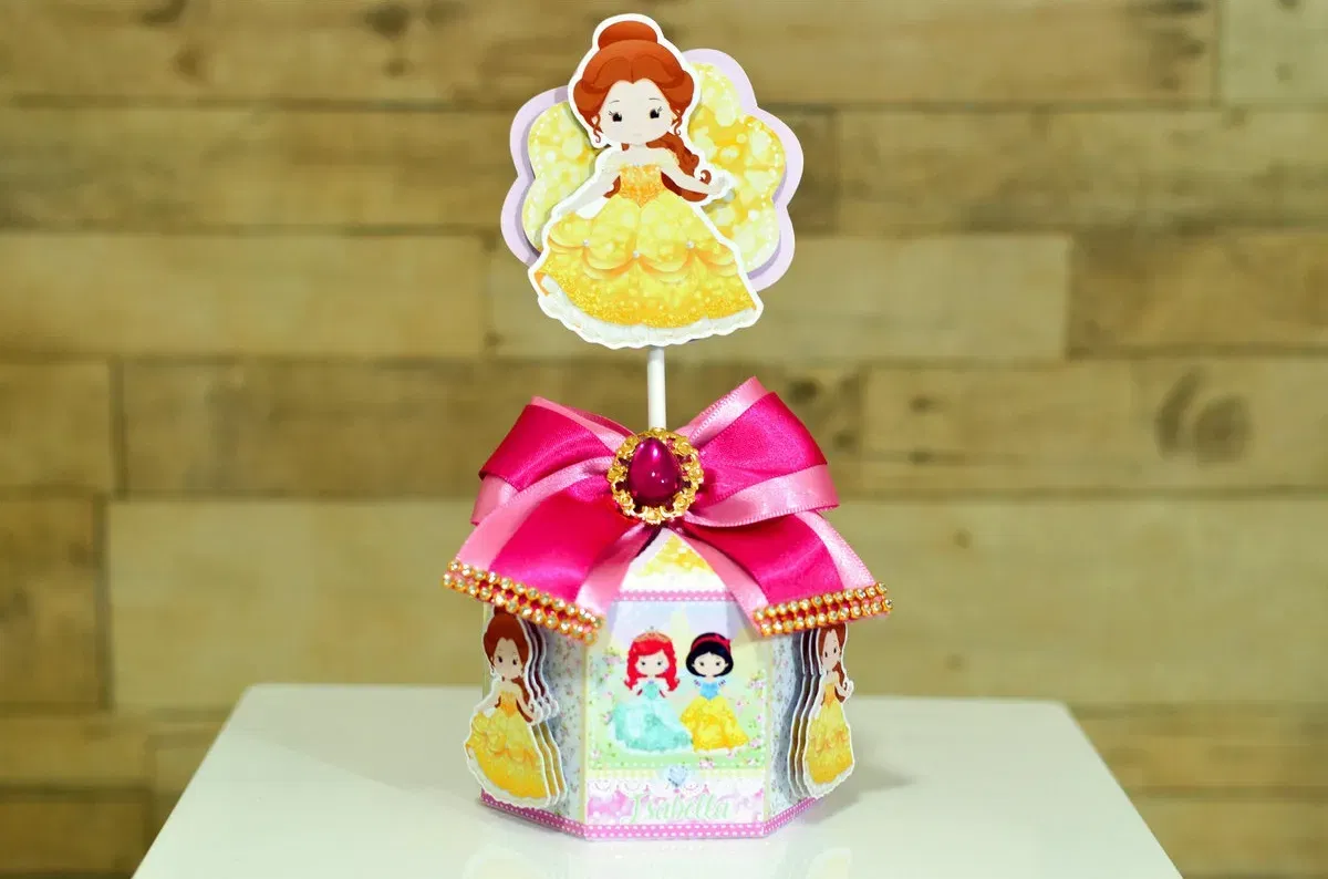 Moldes de decoração Princesas Disney para fazer em casa. Topper, temas e festas.
