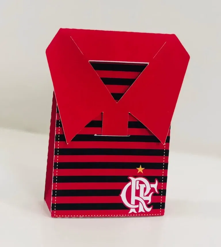 Moldes de decoração de aniversário do Flamengo DIY. Arquivo de corte, topper e festas.