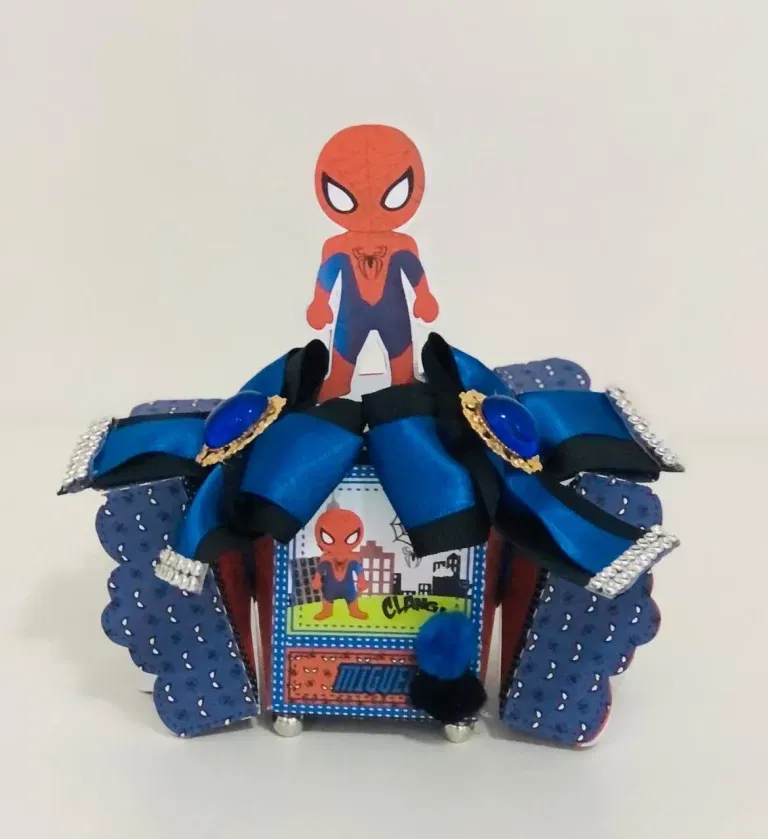 Moldes de decoração aniversário Homem Aranha para fazer em casa. Topper, temas e festas.