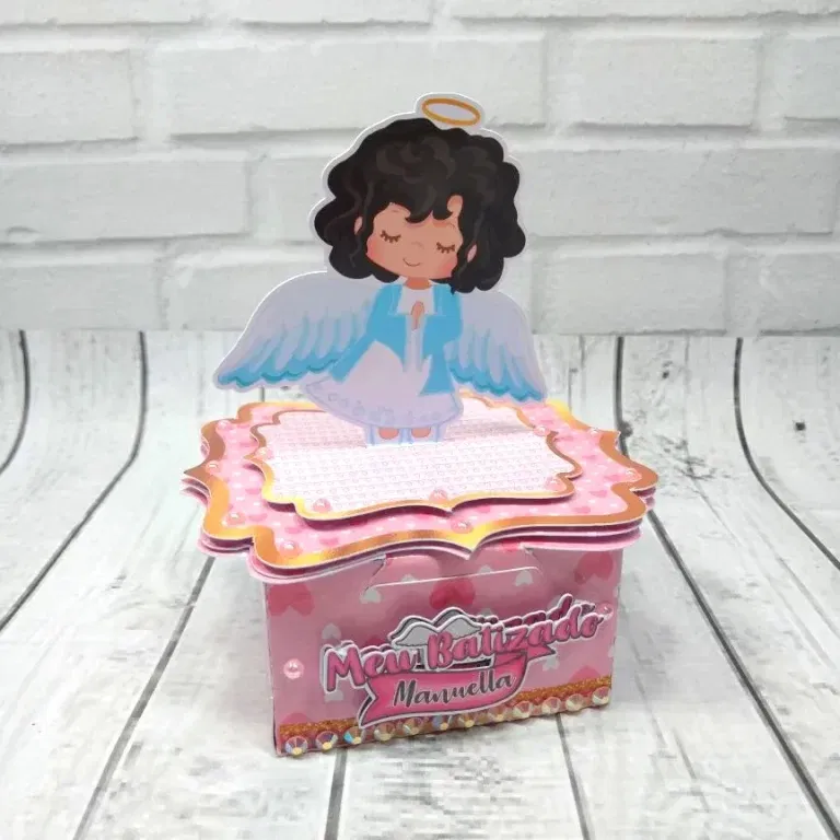 Moldes de decoração de mesa batizado para fazer em casa. Topper, temas e festas.