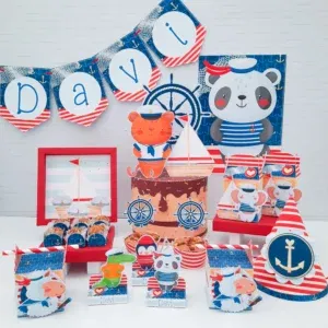 Download de arquivo de corte ursinho marinheiro simples. Topper, decoração, temas e festas.