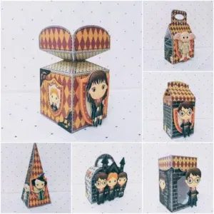 Decoração festa harry potter simples studio. Topper, temas, festas e topper.