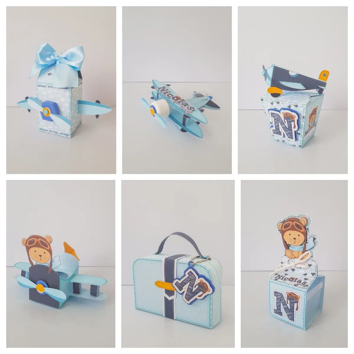 Decoracao festa urso aviador studio, png e pdf. Topper, temas, festas e arquivo de corte.