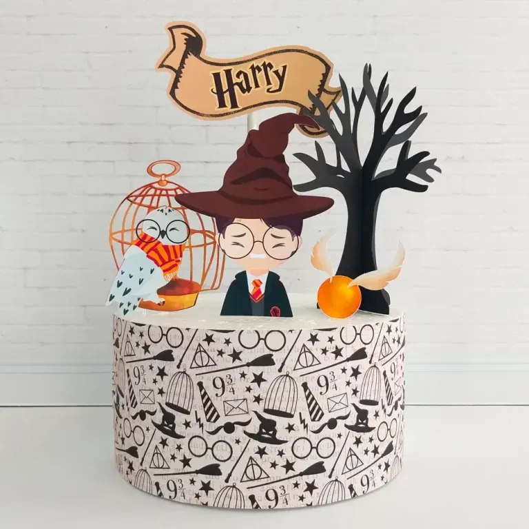 Decoração Harry Potter para fazer em casa. Topper, temas e festas.